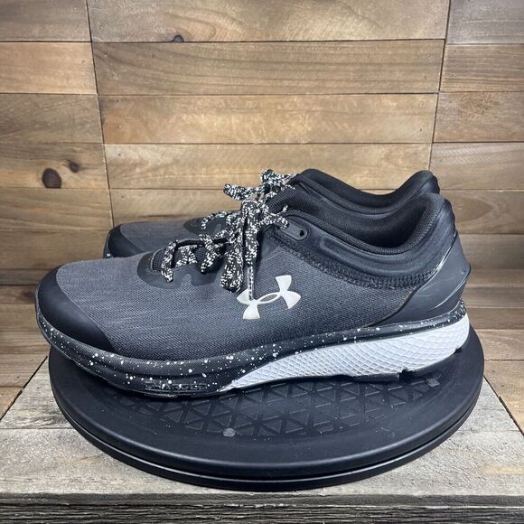 UNDER ARMOUR Charged Escape 3 Women’s Size 9 Black Gray Running Shoes Lace Up - Picture 3 of 10